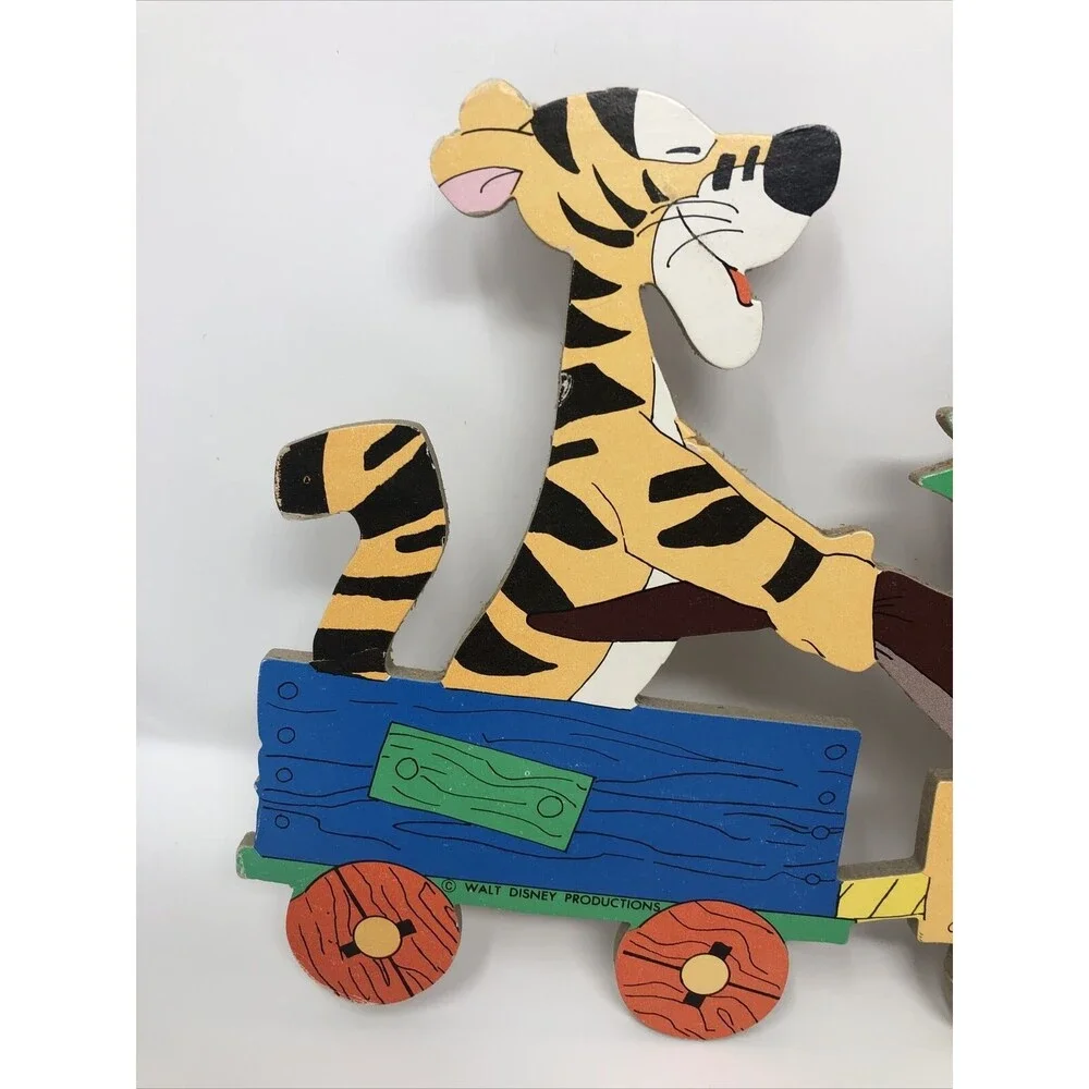 Vintage 4 Piece Winnie the Pooh Multicolor 3ft. Long & 8.5